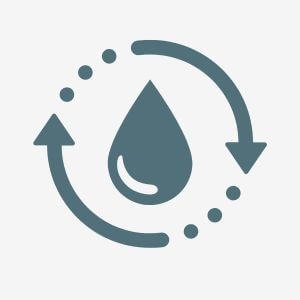 Desing compact et élégant pour un filtre à eau.